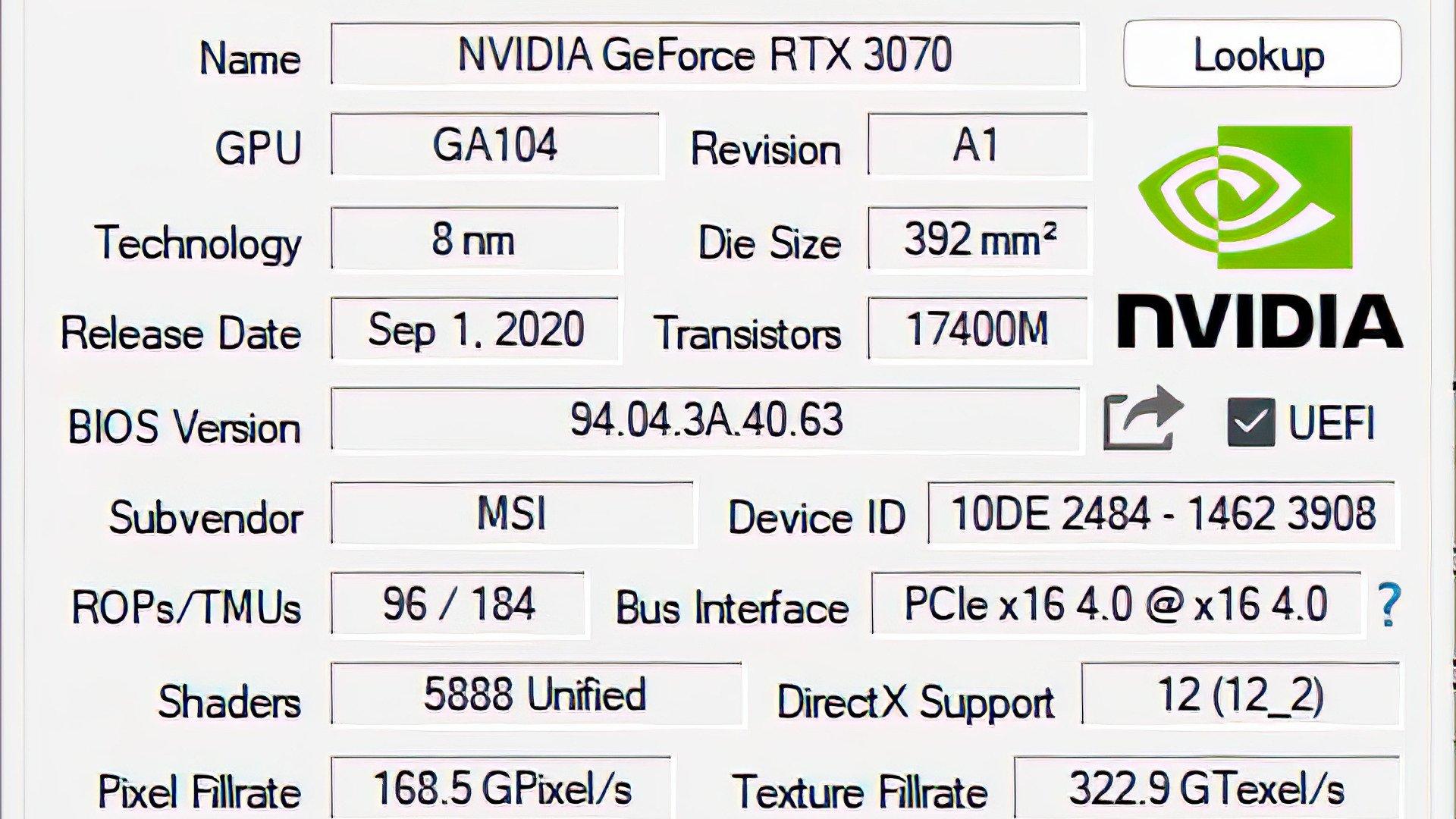 GPU-Z Download - Kostenloses Info-Tool für Grafikkarten
