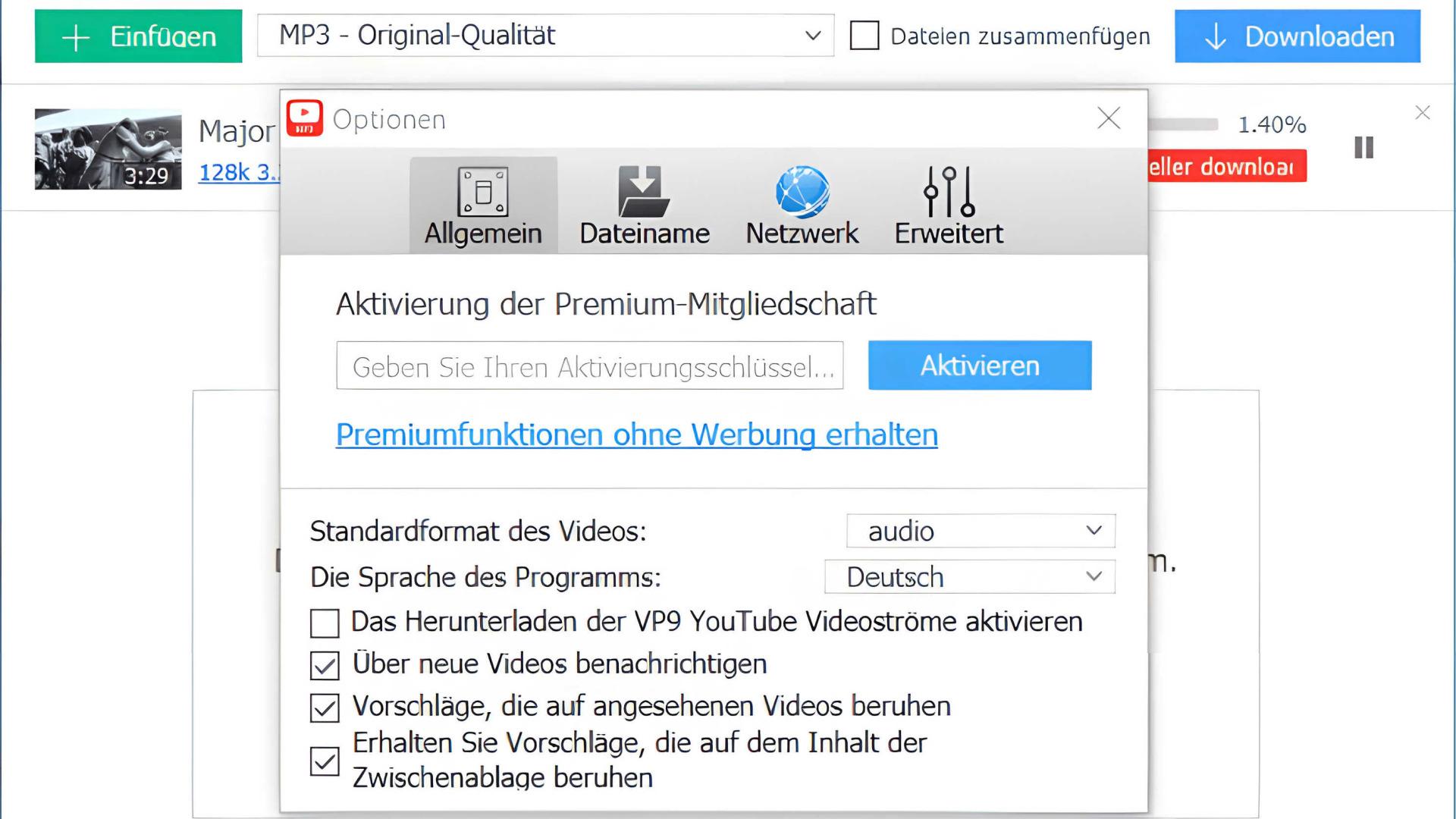 Free YouTube to MP3 Converter Download - Musik laden