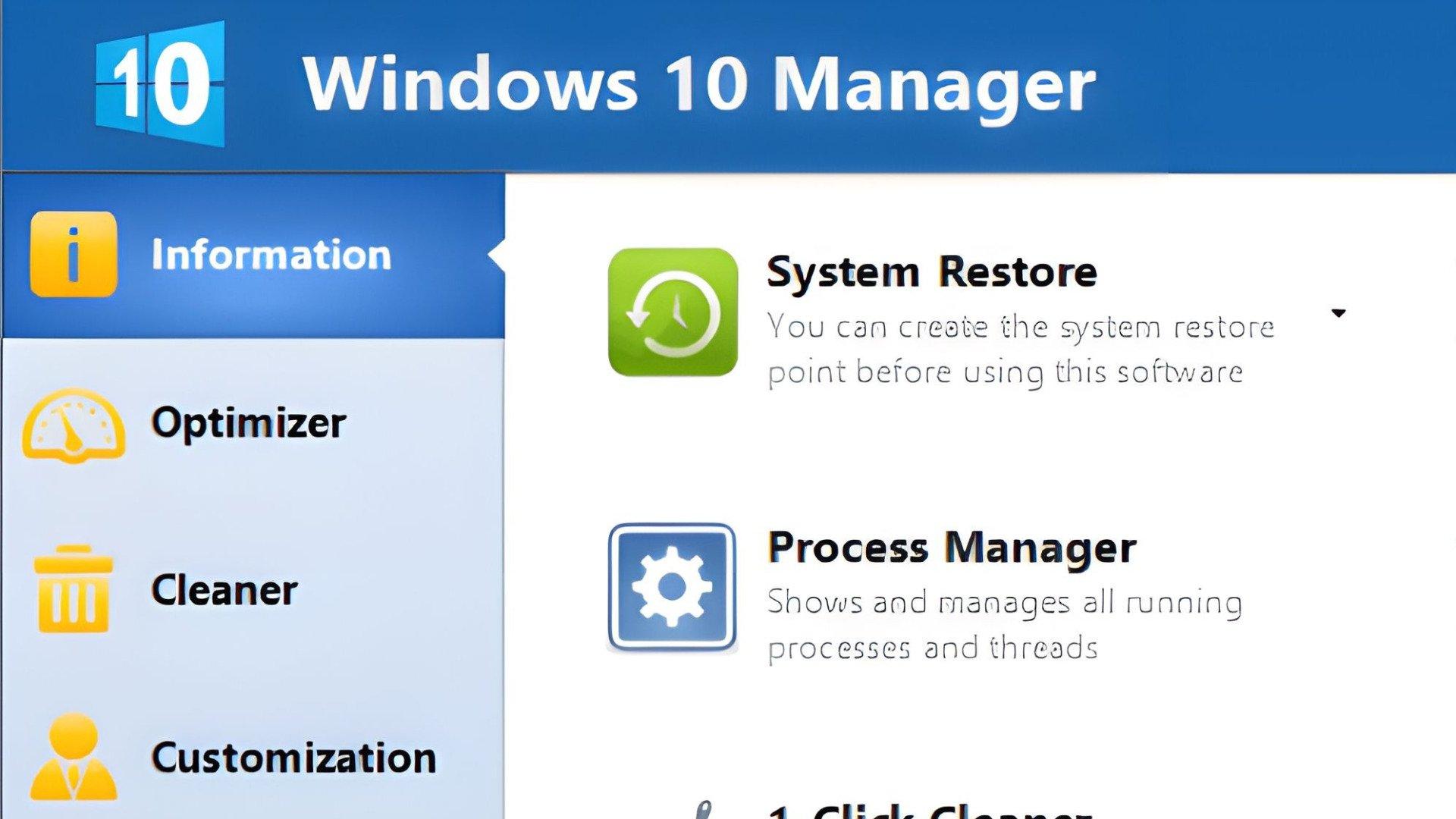 Windows 10 Manager Download - PC optimieren & bereinigen