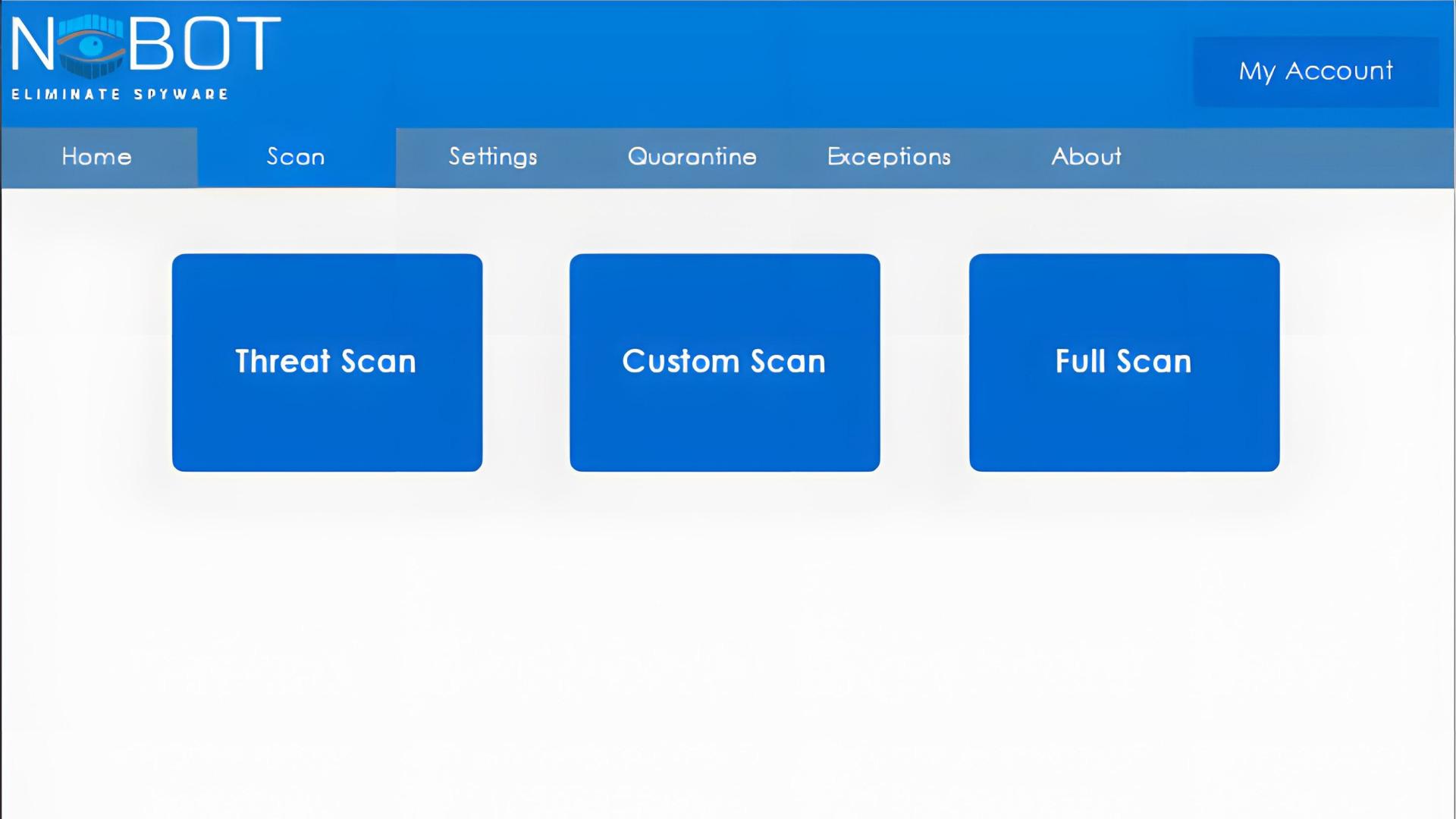NoBot Download - Kostenloser Malware-Scanner für Windows