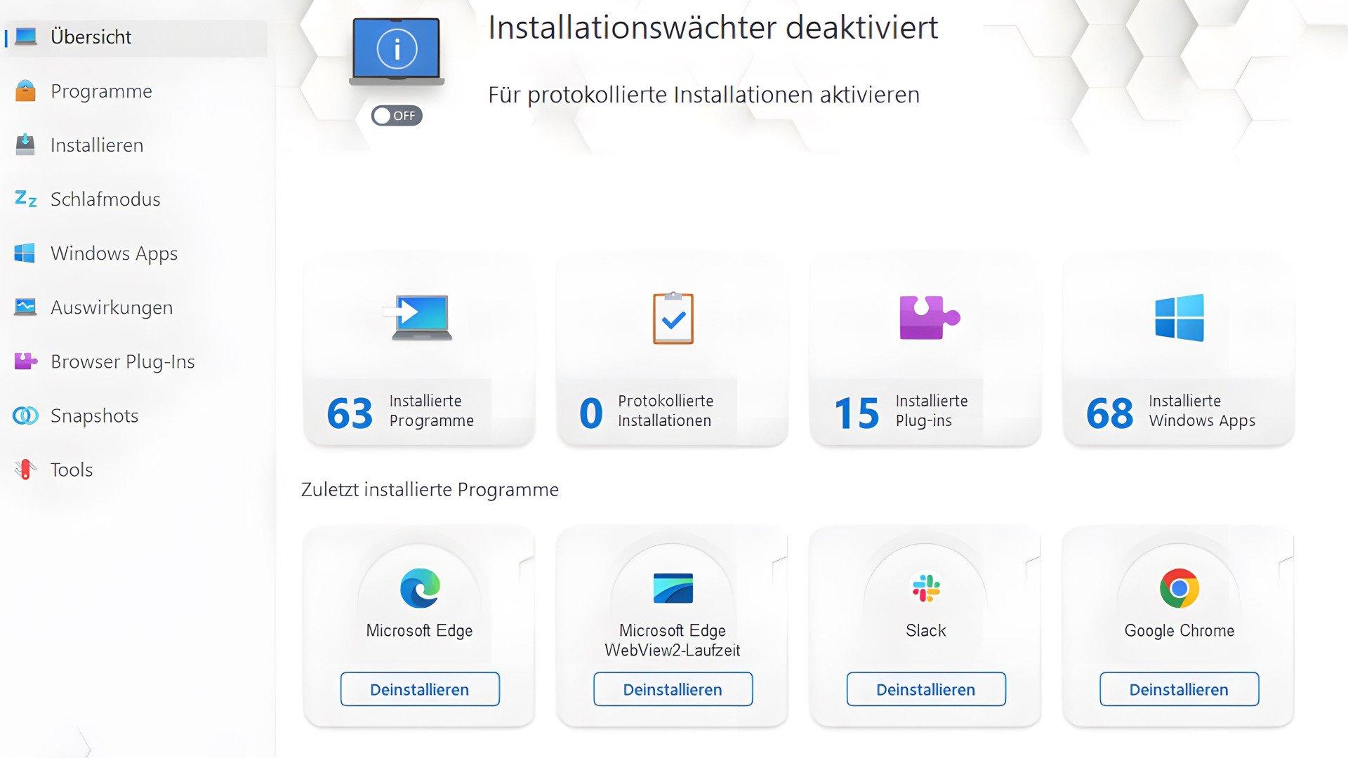 Ashampoo Uninstaller Download - Programme sauber entfernen