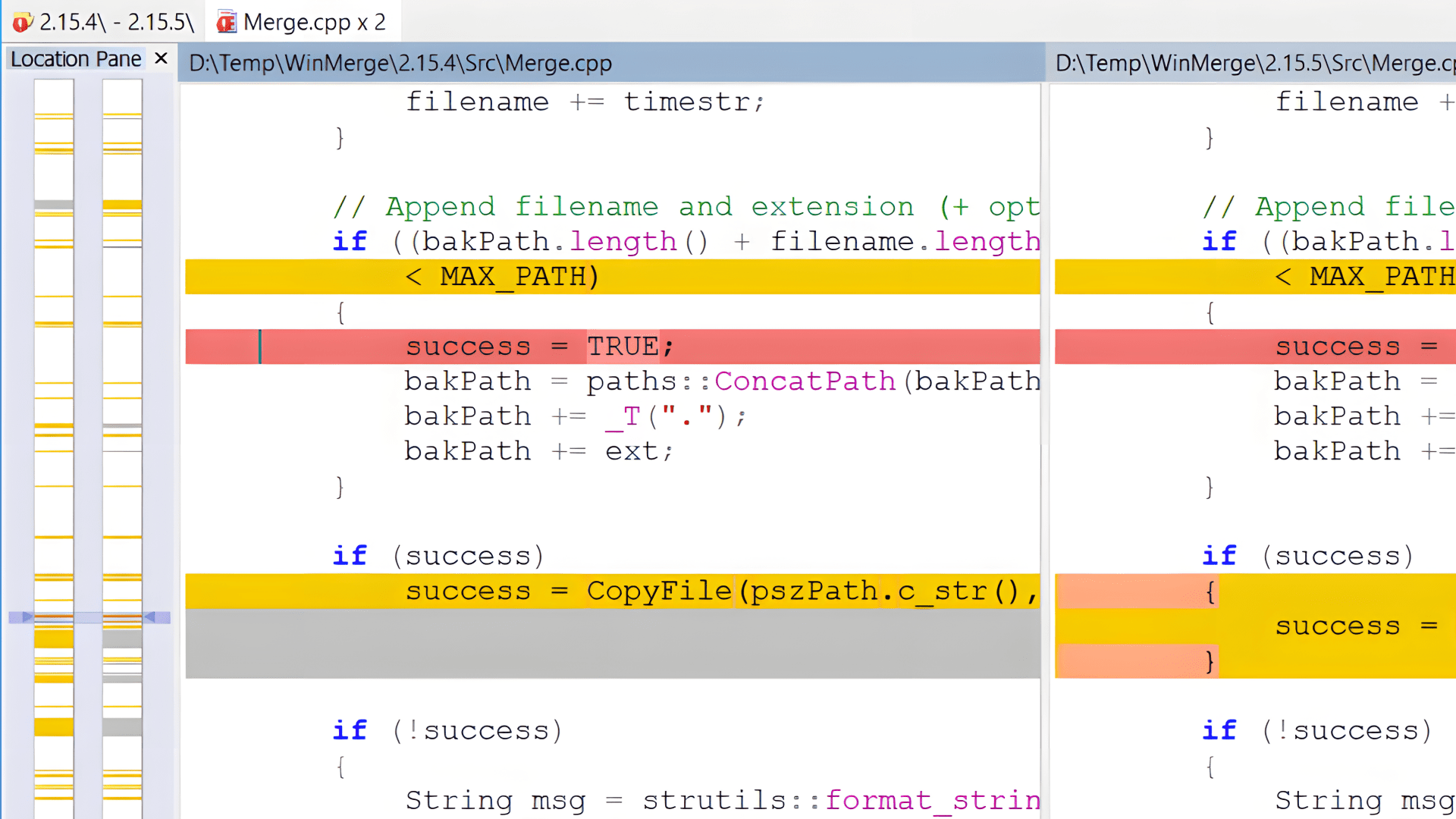 WinMerge Download - Dateien und Ordner vergleichen