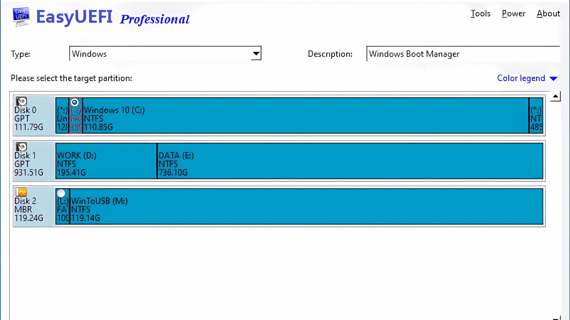 EasyUEFI Download - EFI/UEFI Boot-Optionen verwalten