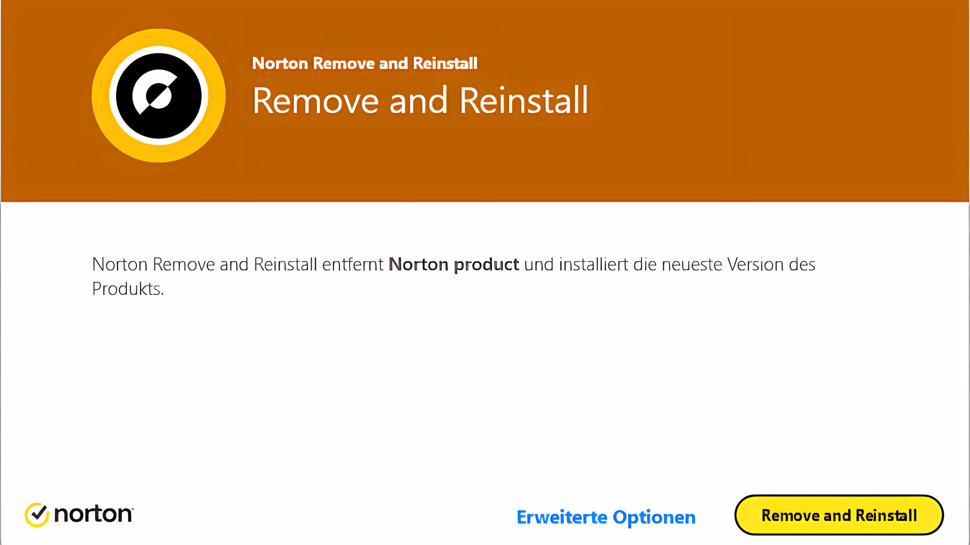 Norton Remove and Reinstall - Symantec-Produkte entfernen