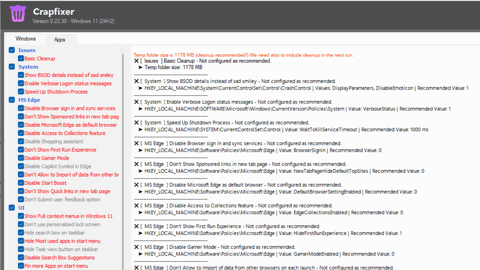 Crapfixer Download - Windows-Optimierung leicht gemacht